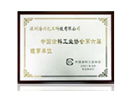 中國涂料工業(yè)協(xié)會第六屆理事會